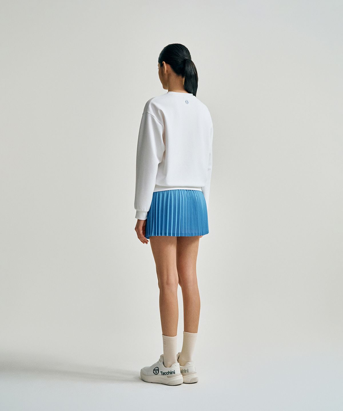 세르지오 타키니(SERGIO TACCHINI) W 모달라이크 맨투맨 (White)