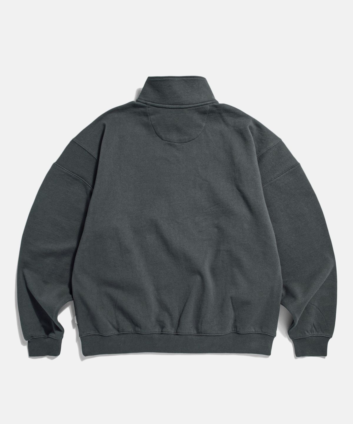 에스피오나지(ESPIONAGE) Ribbed Shoulder Sweat Anorak Charcoal