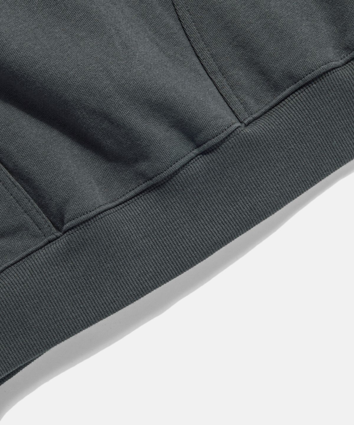 에스피오나지(ESPIONAGE) Ribbed Shoulder Sweat Anorak Charcoal