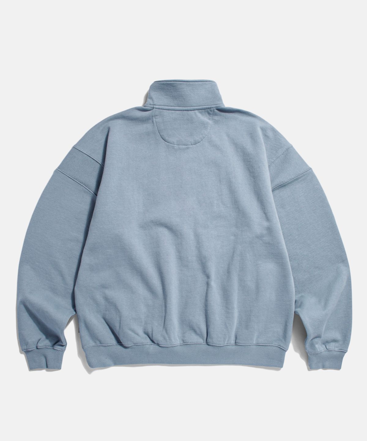 에스피오나지(ESPIONAGE) Ribbed Shoulder Sweat Anorak Misty Blue