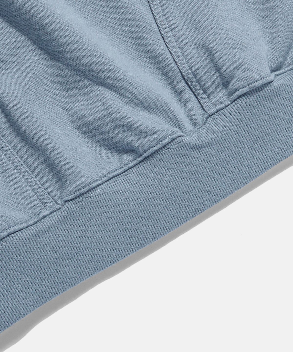 에스피오나지(ESPIONAGE) Ribbed Shoulder Sweat Anorak Misty Blue