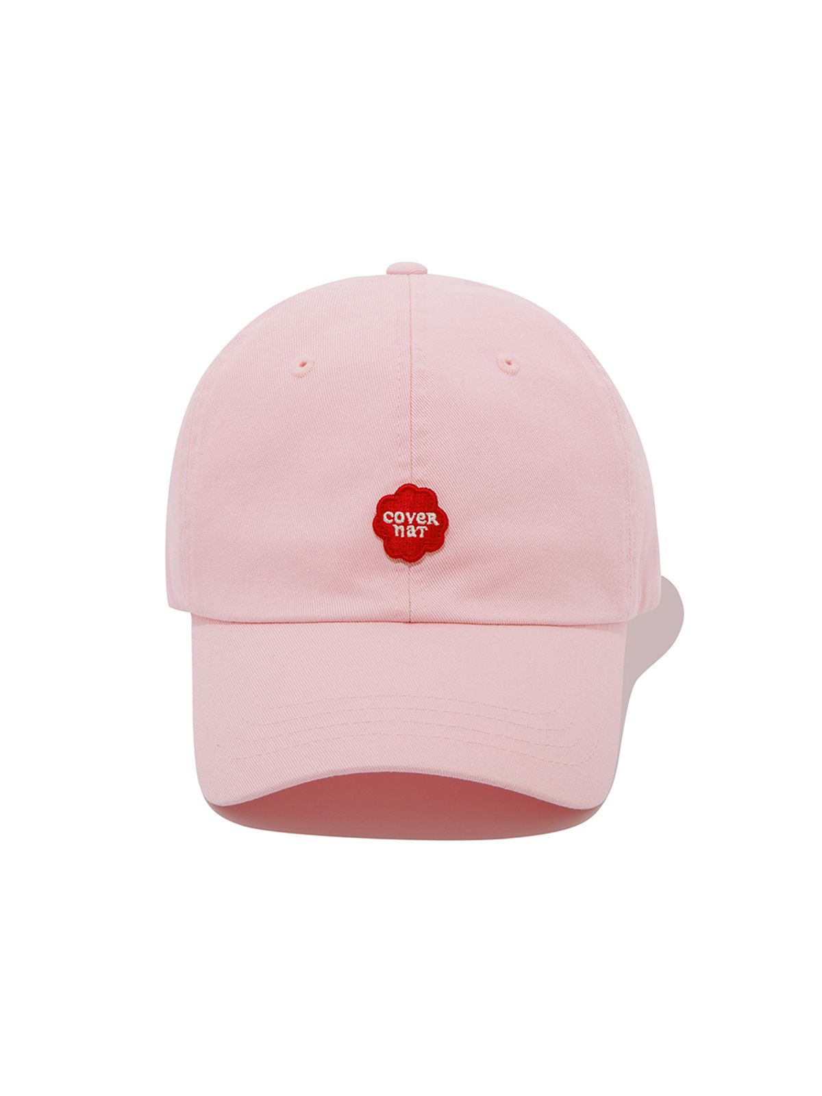 커버낫 우먼(COVERNAT WOMAN) 클로버하트 스몰 로고 볼캡 Pink