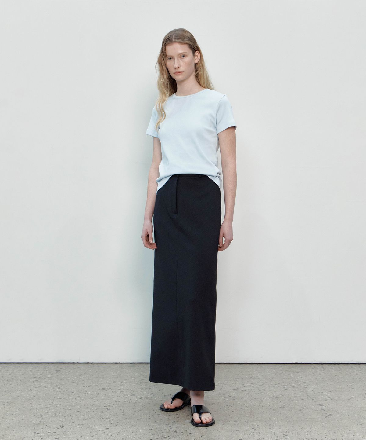 더마고(THEMARGOT) CLASSIC LONG SKIRT (BLACK)
