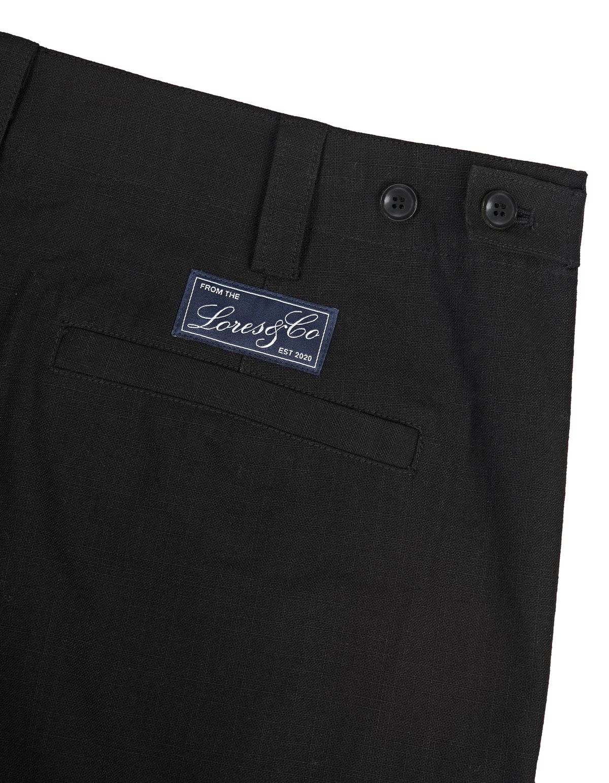 로어즈(LORES) Regular Chino Pant - Black