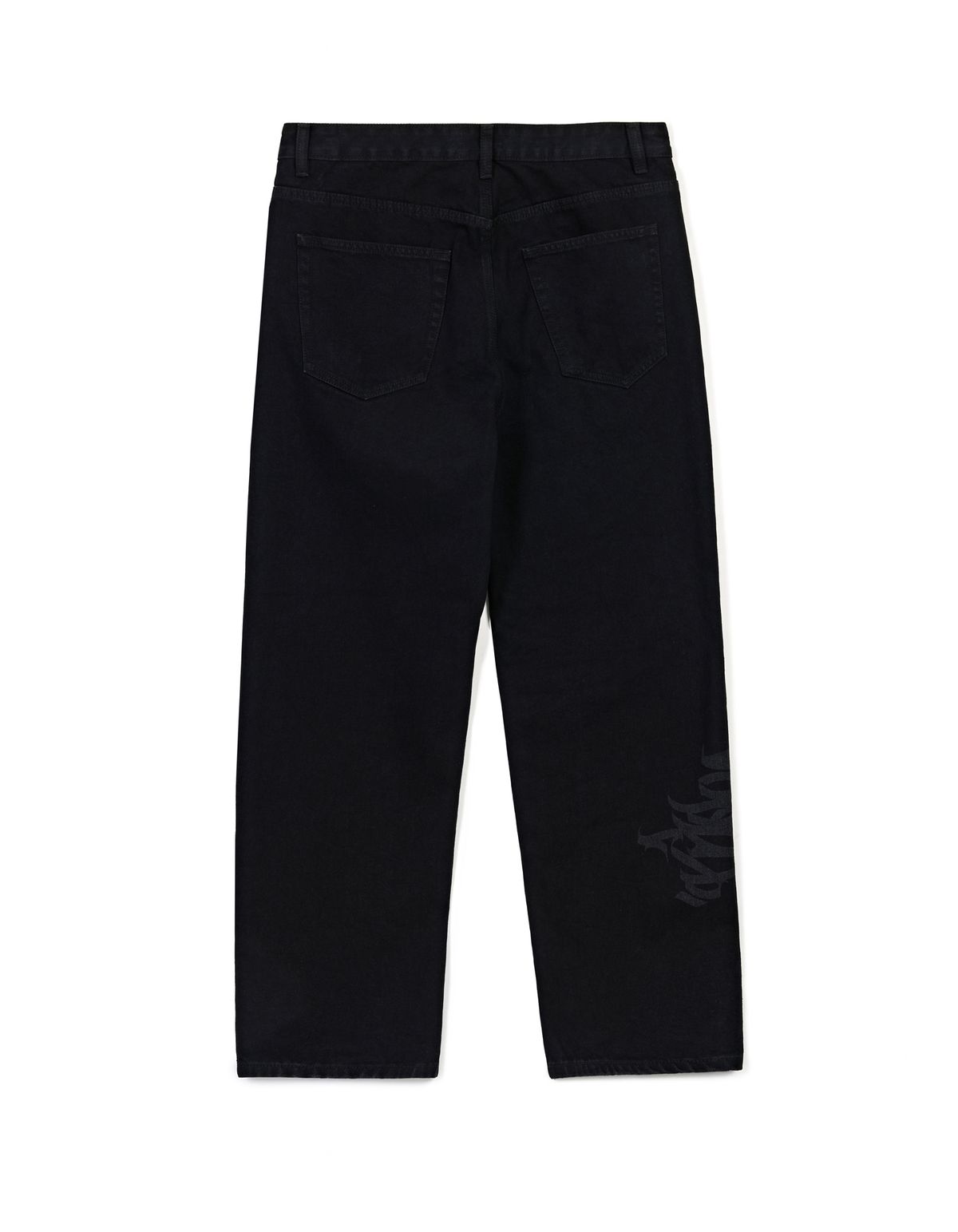 로어즈(LORES) Tag Denim Pants - Black