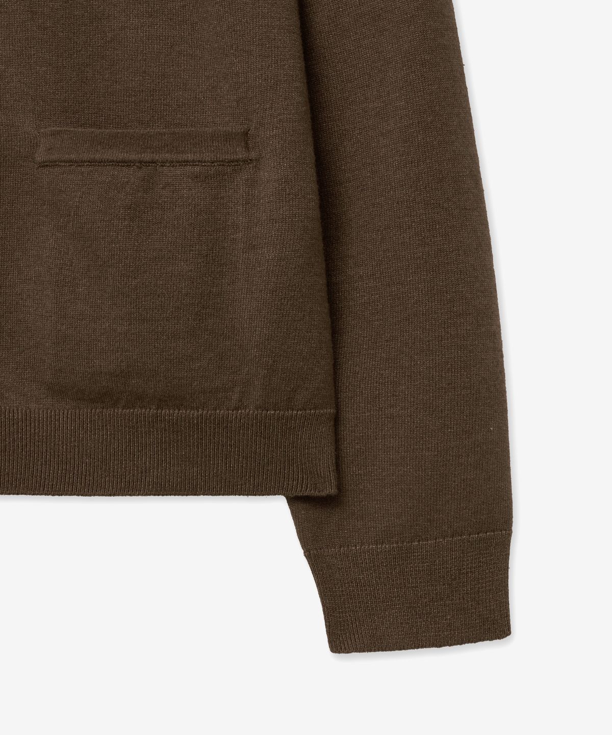 브이투(VTWO) 소프트 라운드 베이직 가디건 (BROWN)