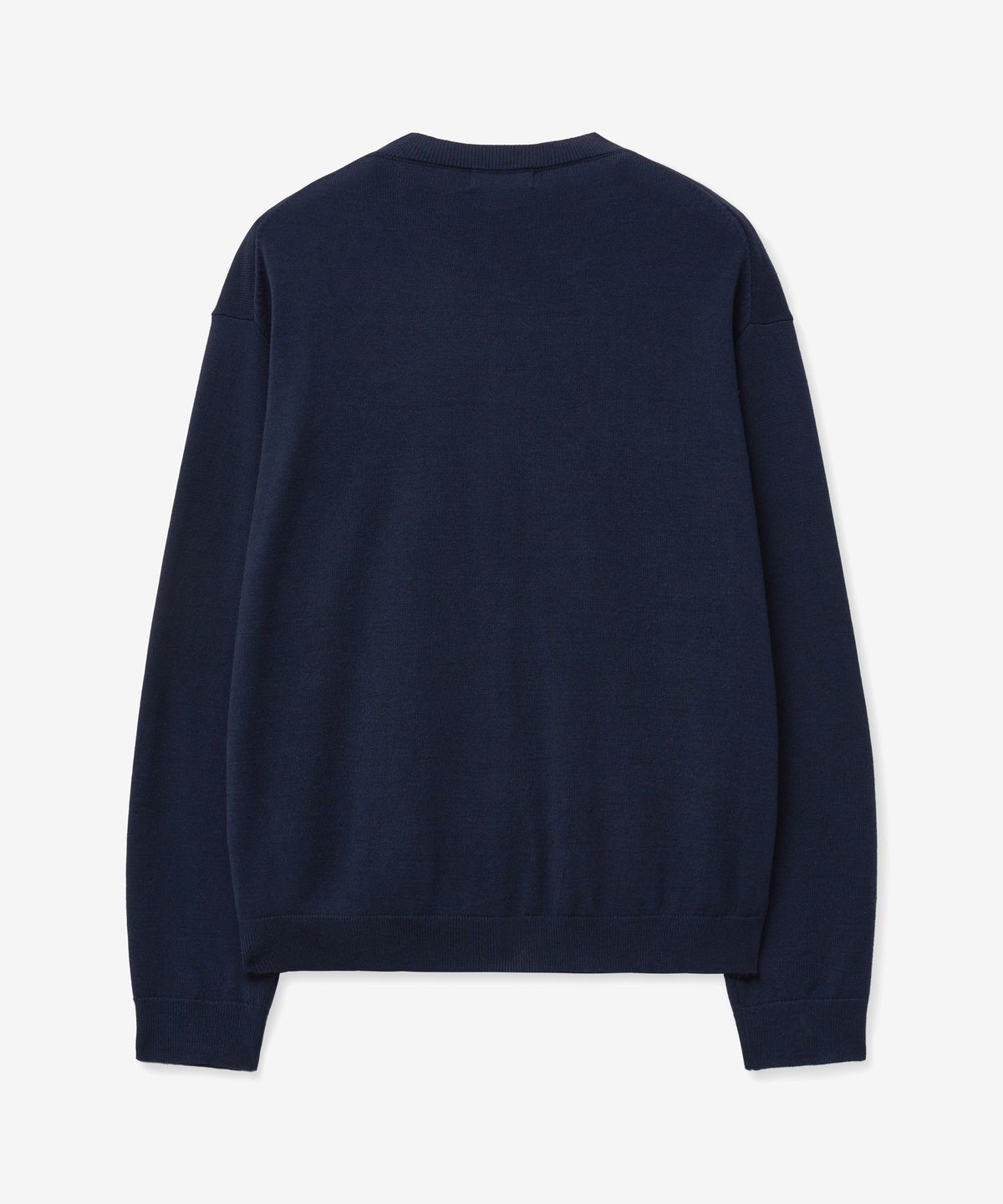 브이투(VTWO) 소프트 라운드 베이직 가디건 (NAVY)