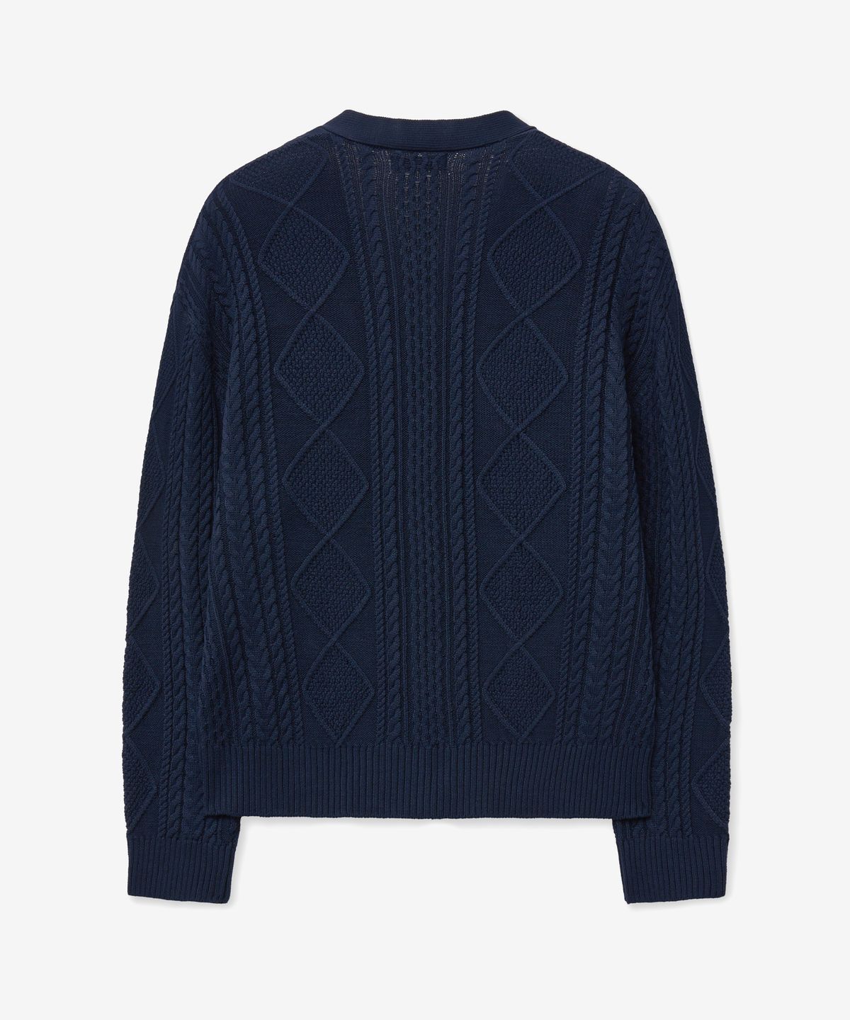 브이투(VTWO) 케이블 소프트 베이직 가디건 (NAVY)