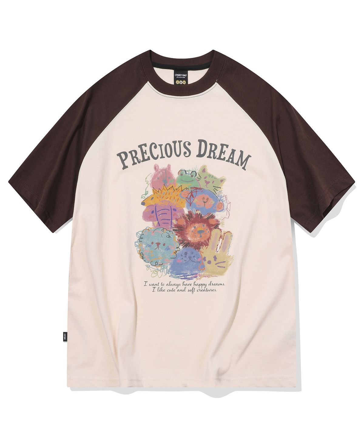 꼼파뇨(CPGN STUDIO) Precious 레글런 반팔티 브라운