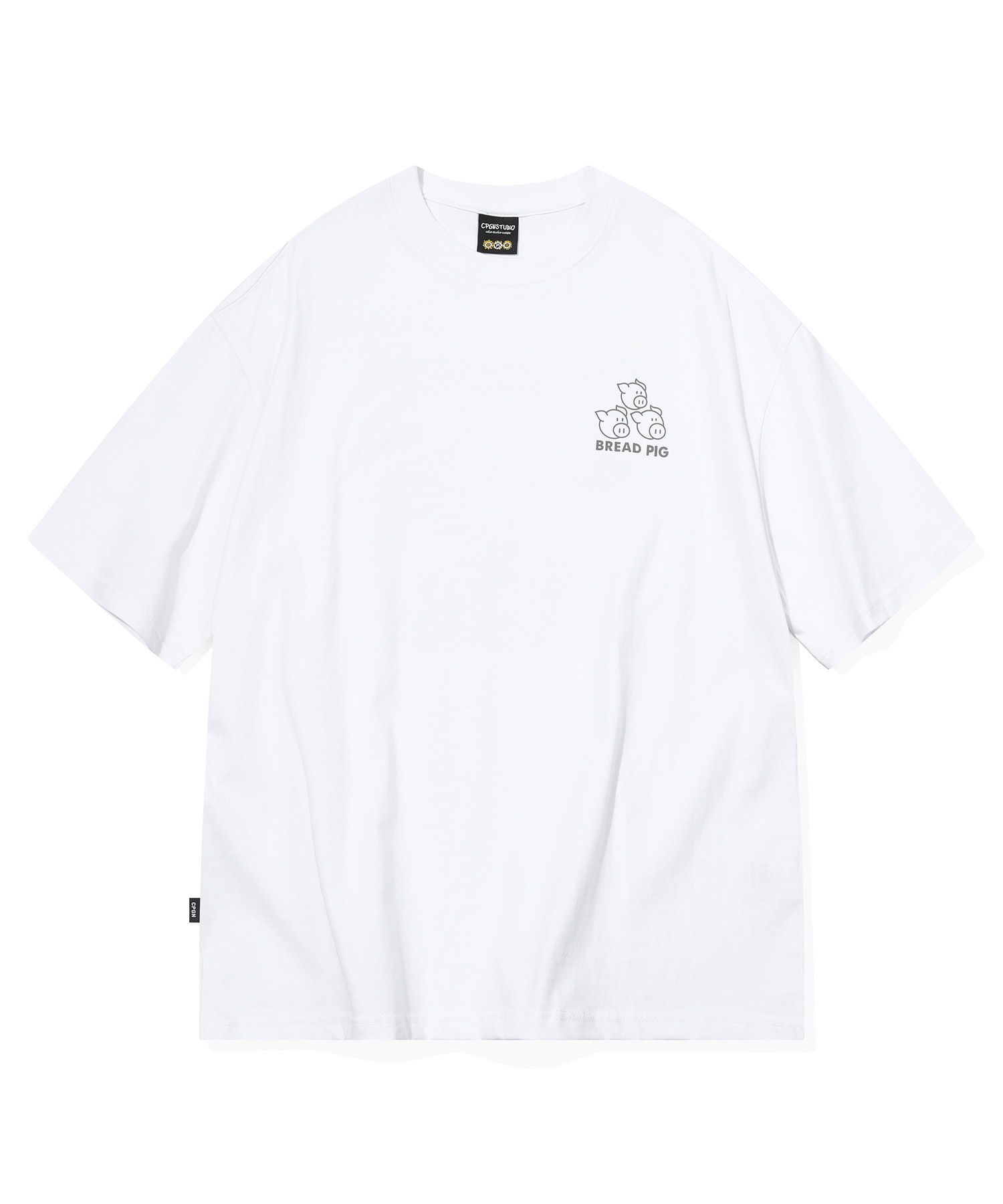 【CPGN STUDIO】25SS★ Bread Pig Short Sleeve Tee MUSINSA | CPGN STUDIO Bread Pig Short Sleeve T-Shirt Black