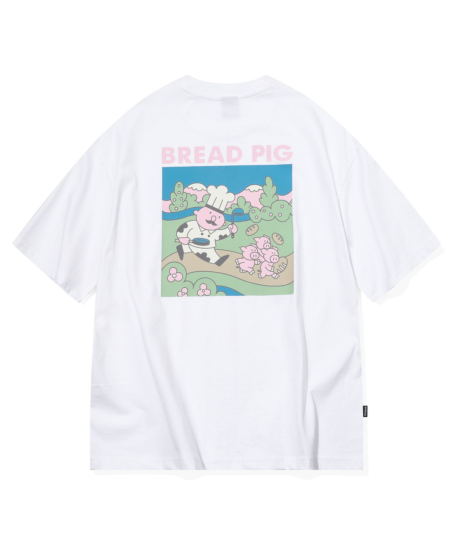 【CPGN STUDIO】25SS★ Bread Pig Short Sleeve Tee MUSINSA | CPGN STUDIO Bread Pig Short Sleeve T-Shirt White