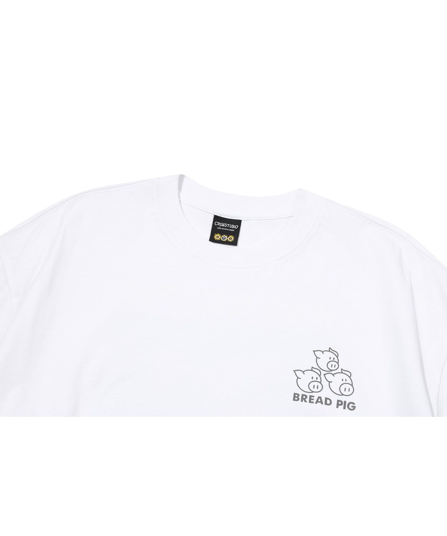 【CPGN STUDIO】25SS★ Bread Pig Short Sleeve Tee MUSINSA | CPGN STUDIO Bread Pig Short Sleeve T-Shirt Black