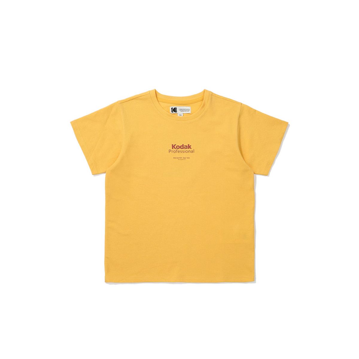 코닥 키즈(KODAK KIDS) 메일러 그래픽 소로나 반팔티셔츠 키즈 YELLOW