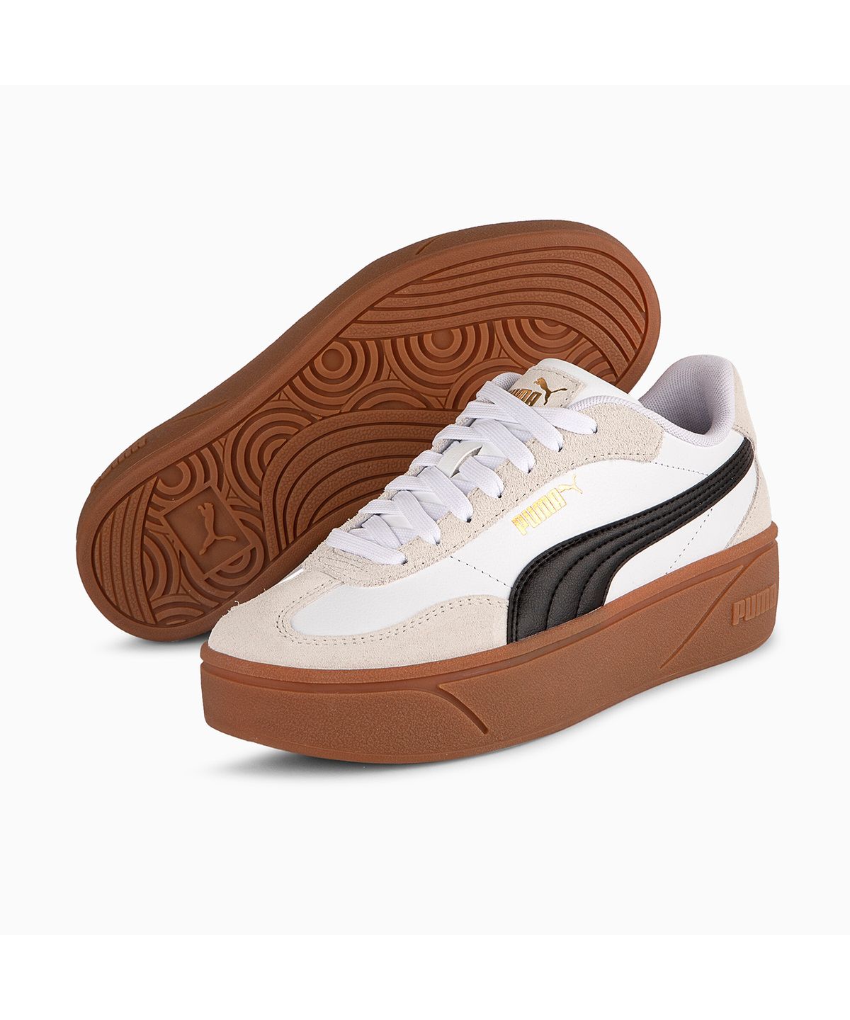 푸마(PUMA) 푸마 클럽 II 에라 플랫폼 우먼스 - 화이트:블랙 / 402313-15
