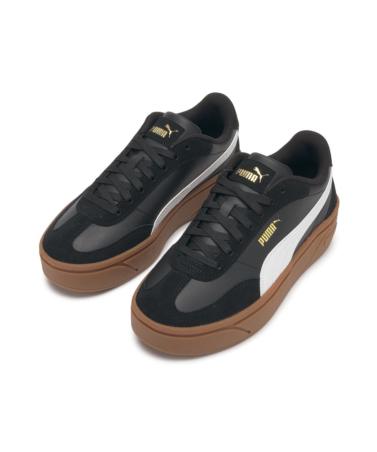 푸마(PUMA) 푸마 클럽 II 에라 플랫폼 우먼스 - 블랙:화이트 / 402313-16