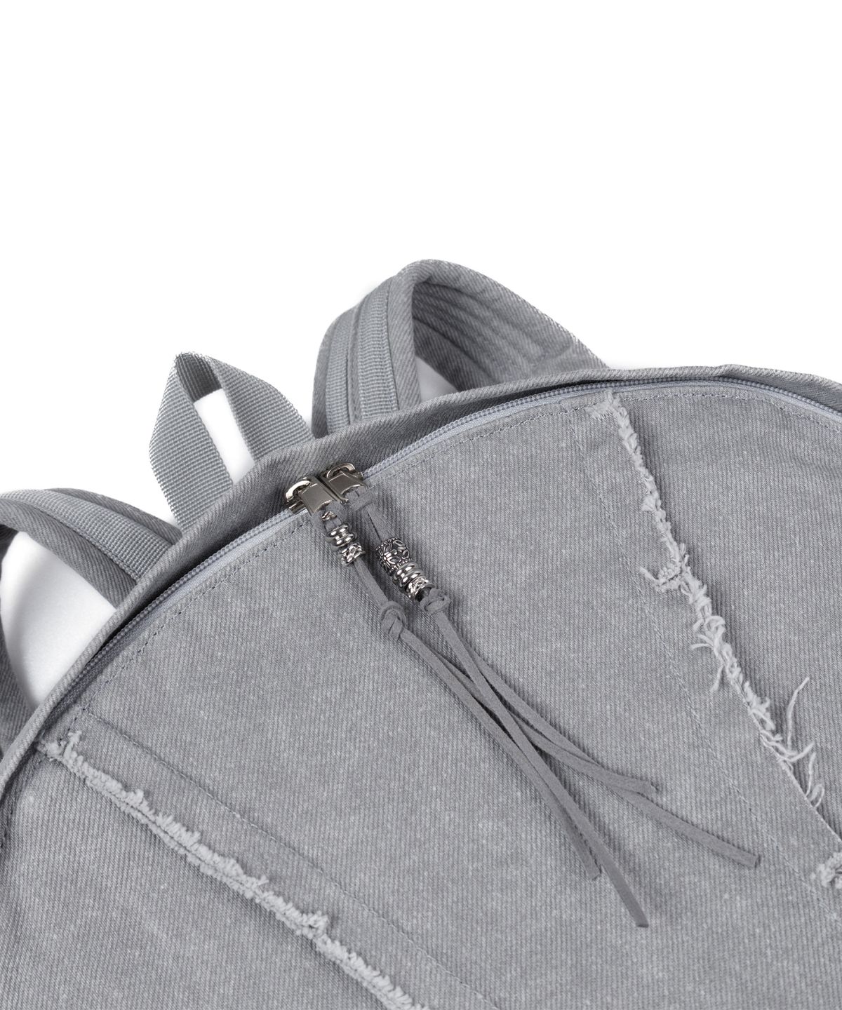 알에스에스씨(RSSC) RAW CUT DENIM BACKPACK - GRAY