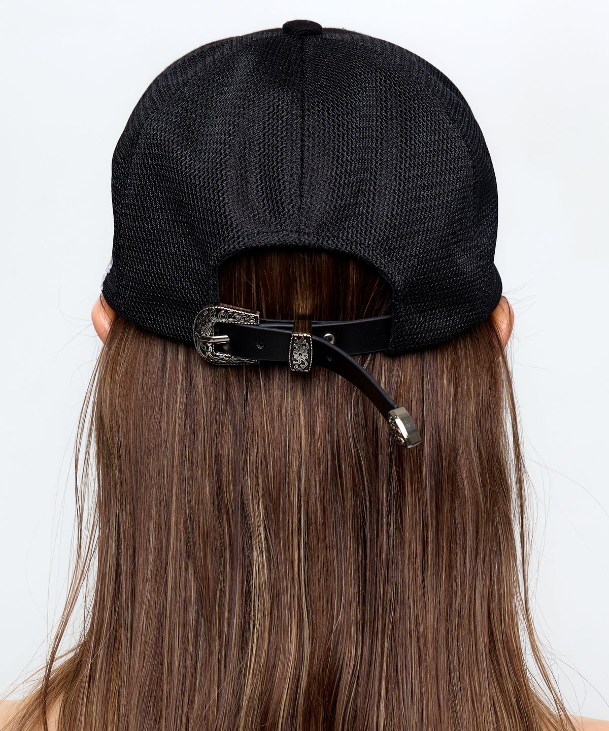 알에스에스씨(RSSC) WESTERN RIVET MESH CAP - BLACK