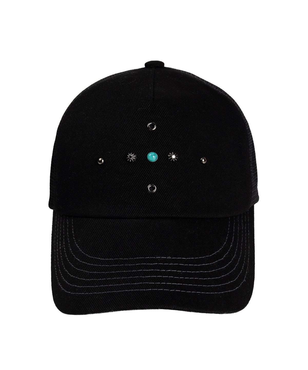 알에스에스씨(RSSC) WESTERN RIVET MESH CAP - BLACK