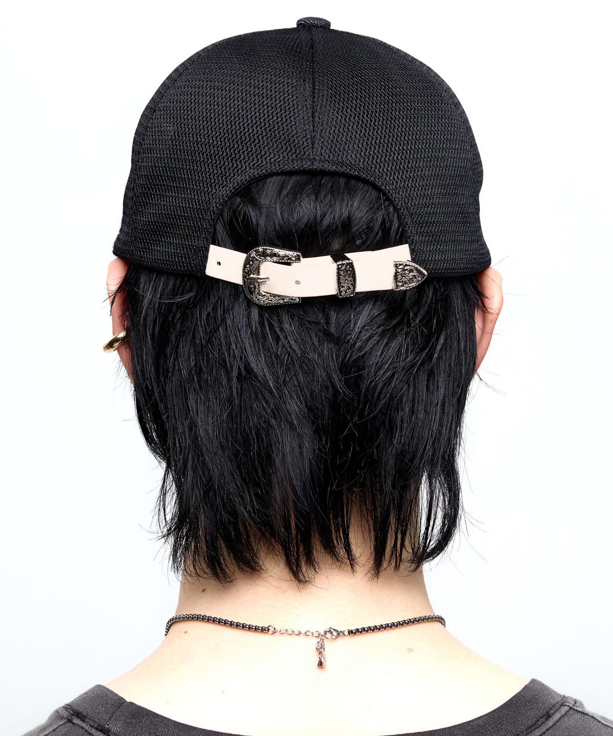 알에스에스씨(RSSC) WESTERN RIVET MESH CAP - BLACK/IVORY