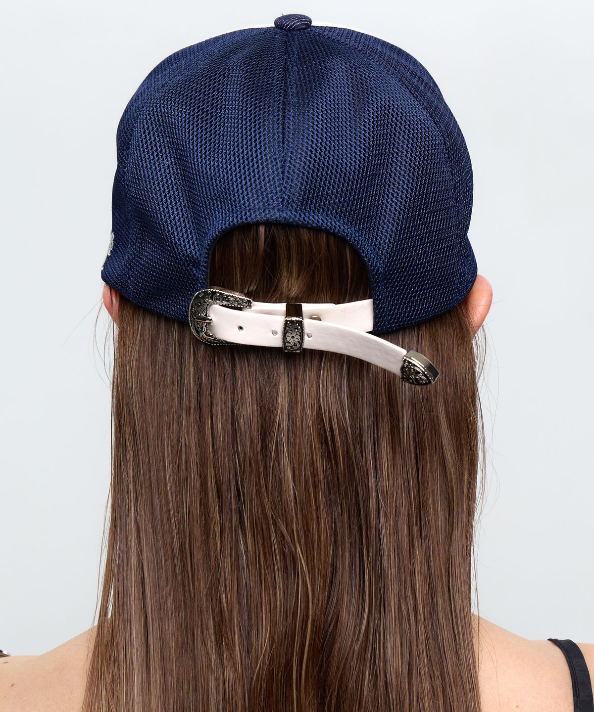 알에스에스씨(RSSC) WESTERN RIVET MESH CAP - DENIM/IVORY