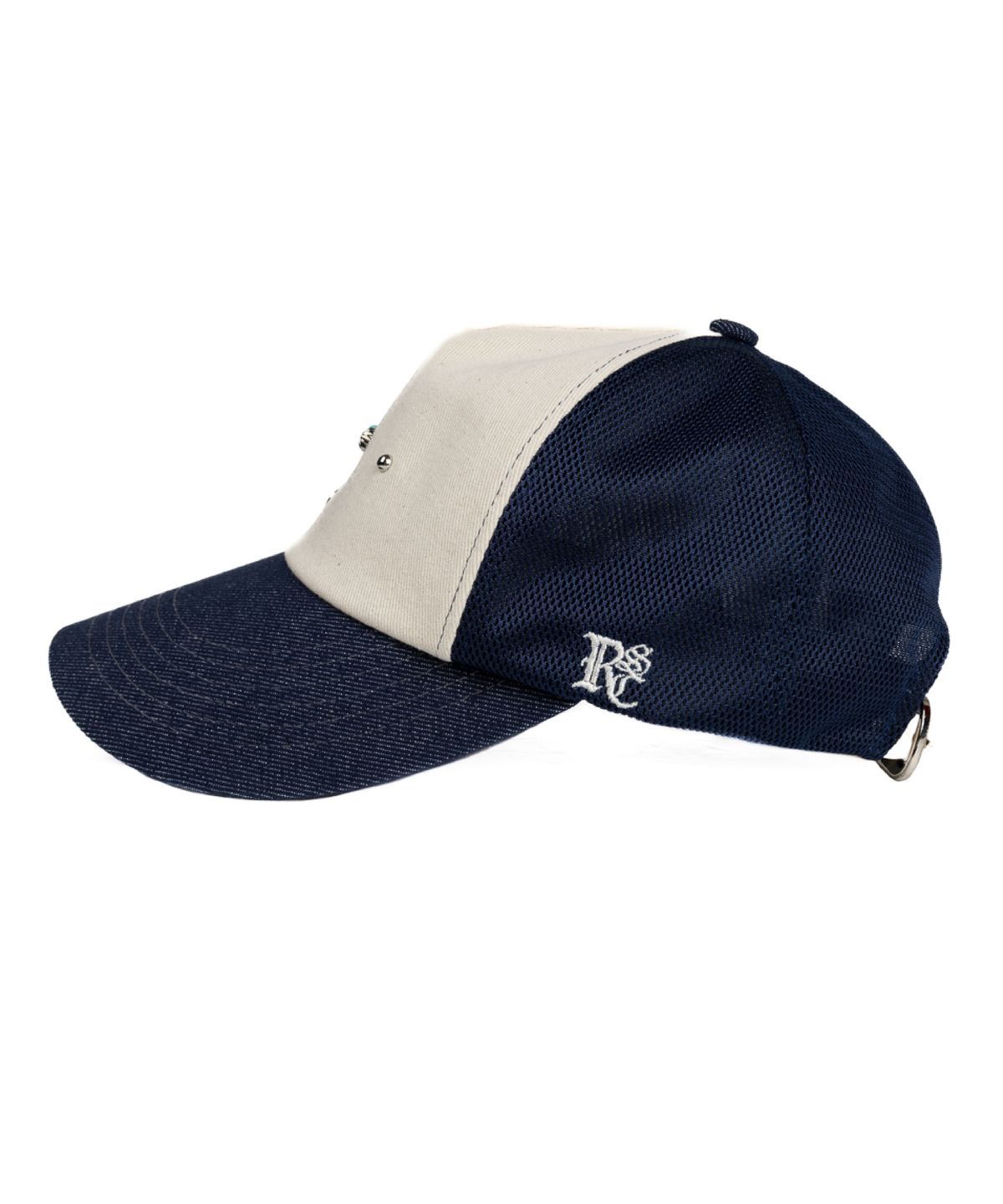 알에스에스씨(RSSC) WESTERN RIVET MESH CAP - DENIM/IVORY