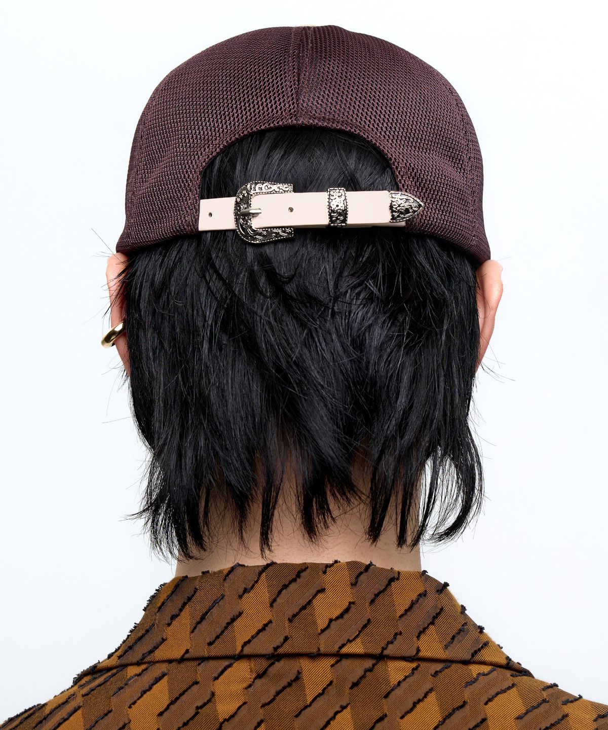 알에스에스씨(RSSC) WESTERN RIVET MESH CAP - BROWN/BEIGE