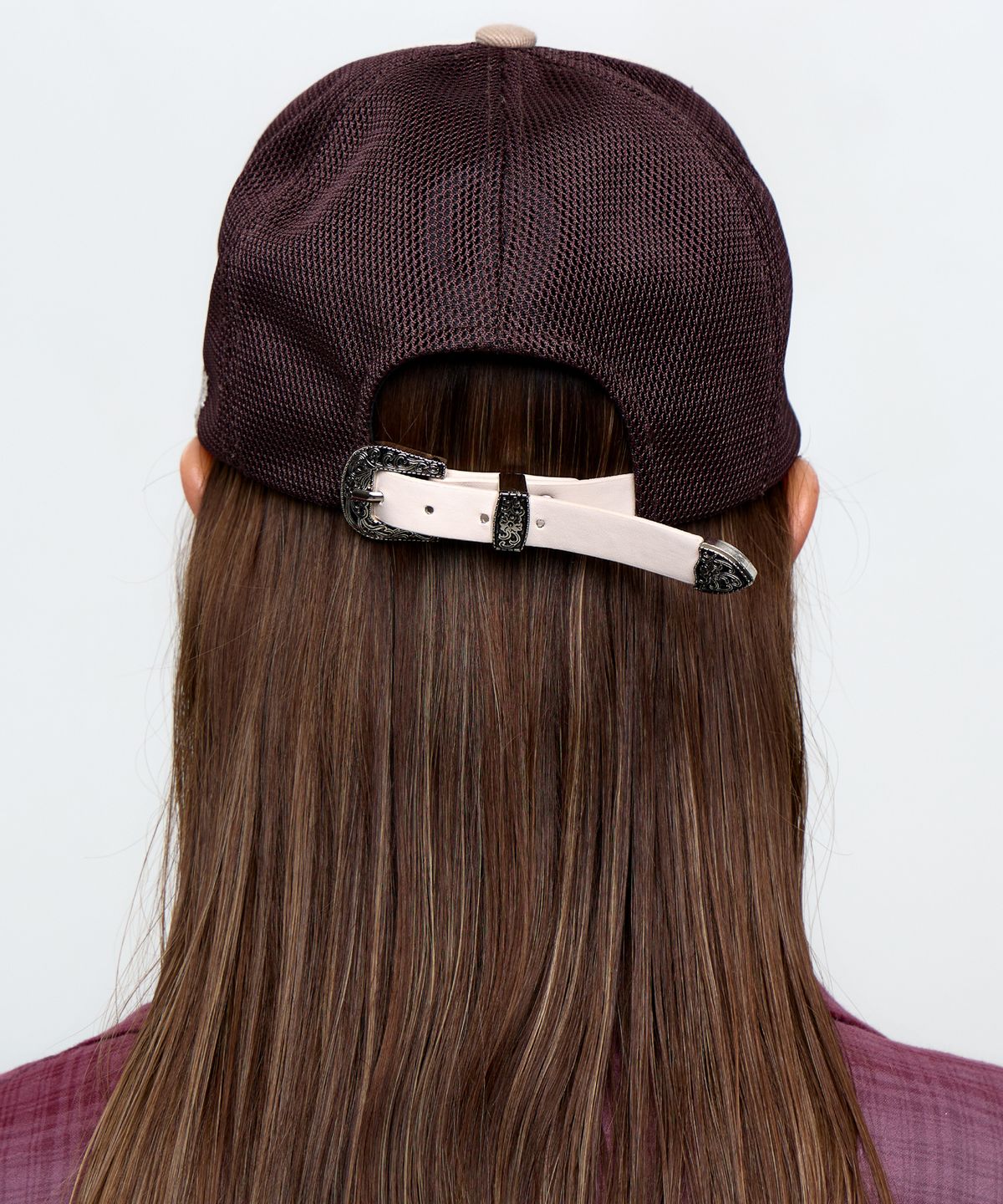 알에스에스씨(RSSC) WESTERN RIVET MESH CAP - BROWN/BEIGE