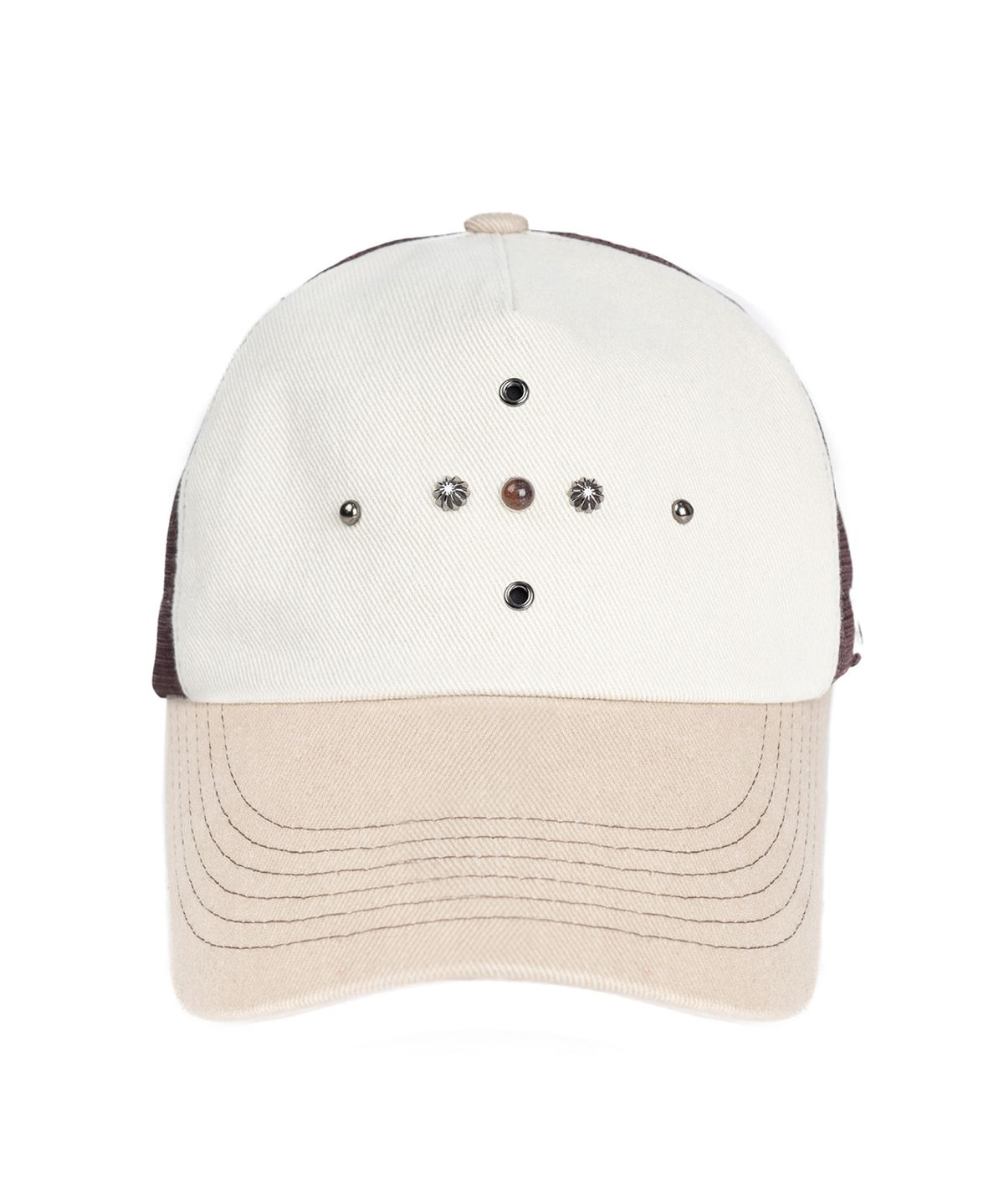 알에스에스씨(RSSC) WESTERN RIVET MESH CAP - BROWN/BEIGE