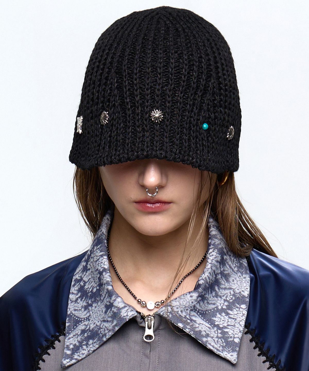 알에스에스씨(RSSC) RIVET BUCKET BEANIE - BLACK