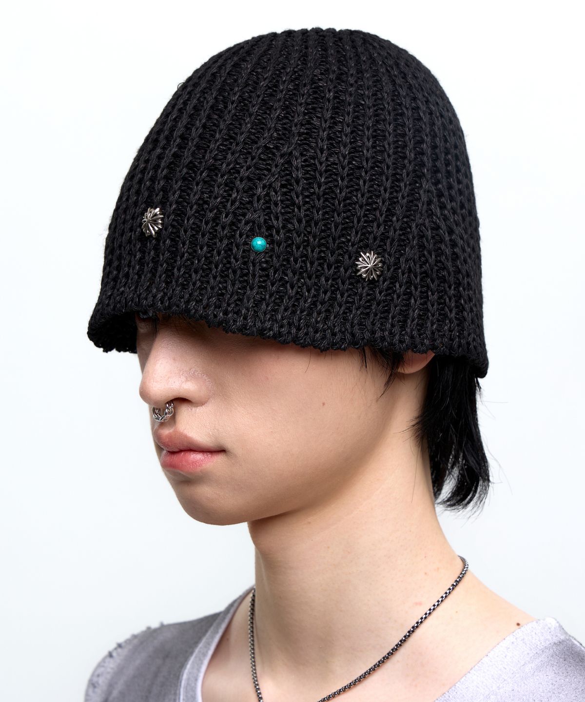 알에스에스씨(RSSC) RIVET BUCKET BEANIE - BLACK