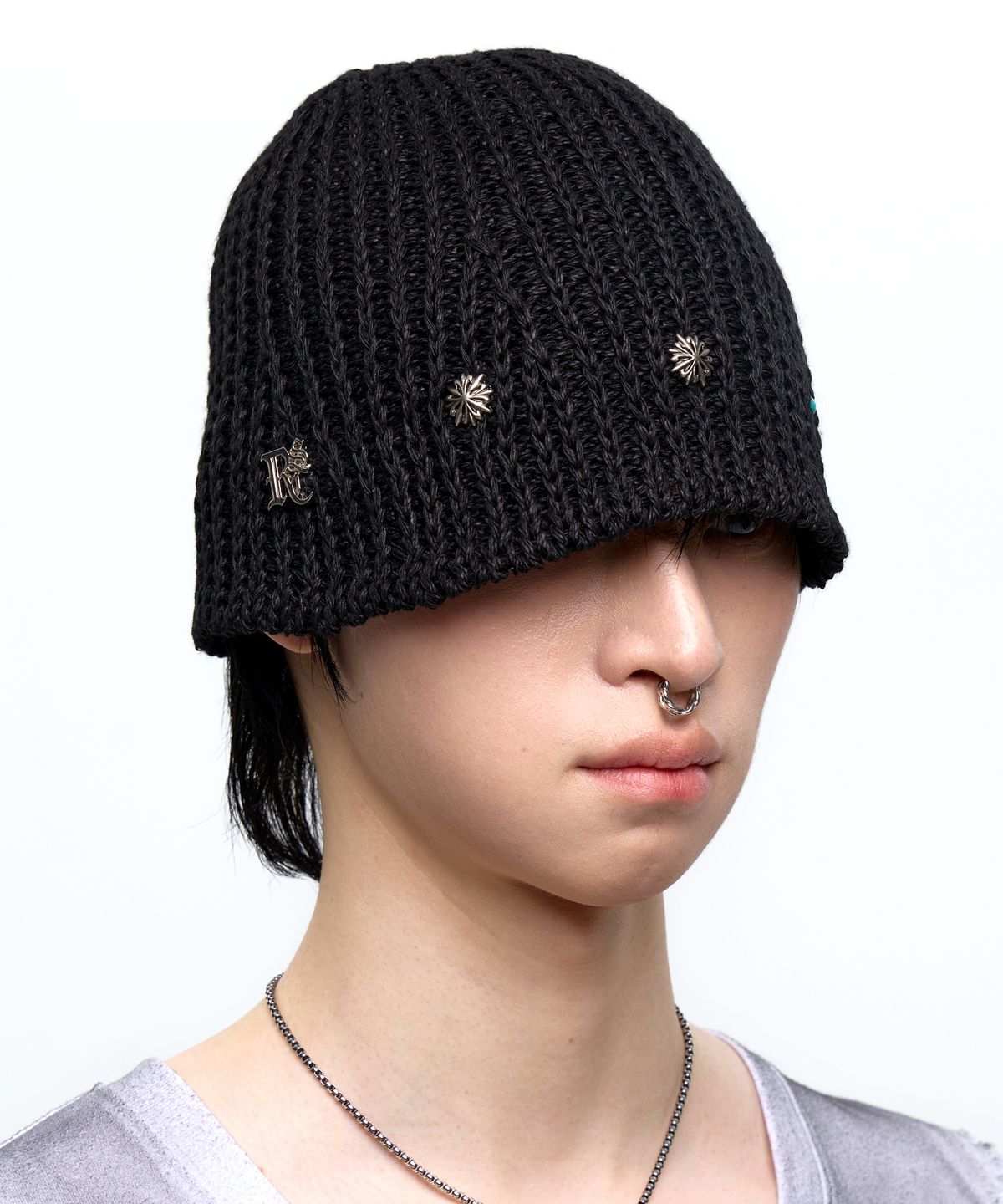 알에스에스씨(RSSC) RIVET BUCKET BEANIE - BLACK
