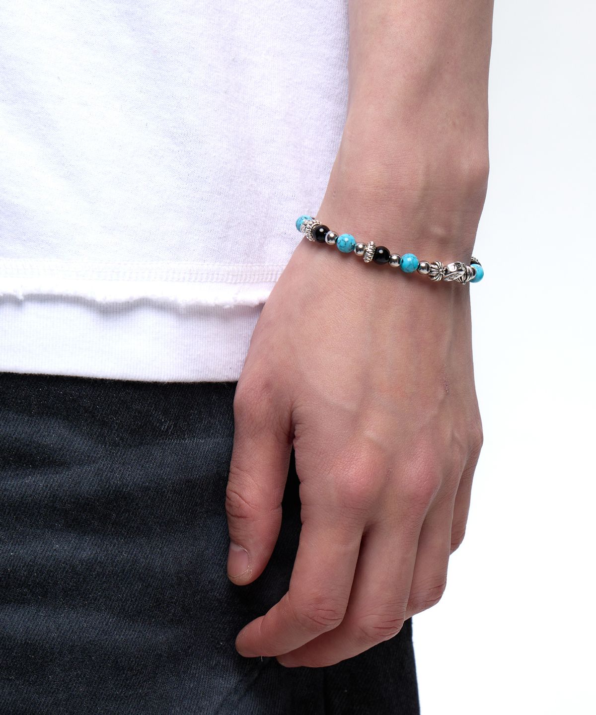 알에스에스씨(RSSC) WESTERN BEADS BRACELET - TURQUOISE