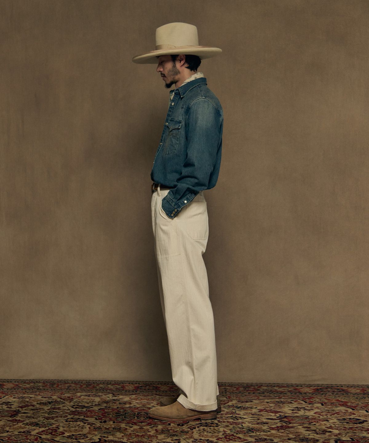 브론슨(BRONSON) USN Herringbone Deck Pants