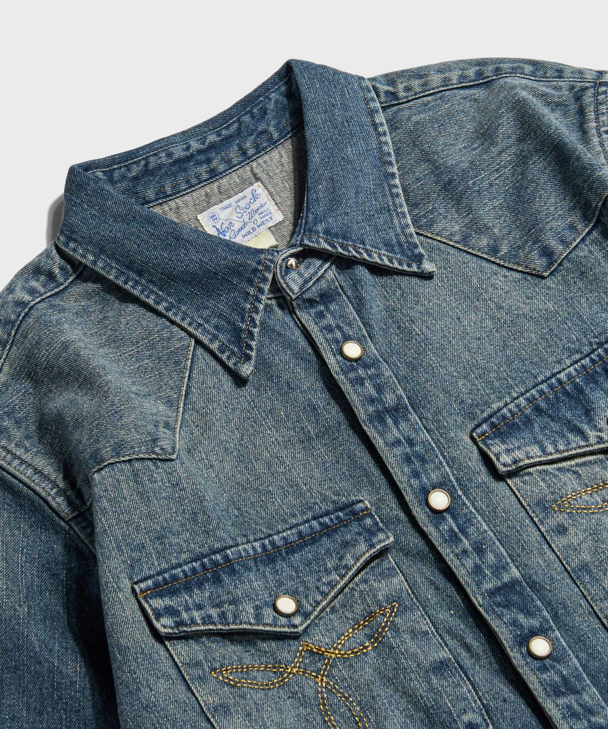 브론슨(BRONSON) 1950s Slub Denim Western Shirt