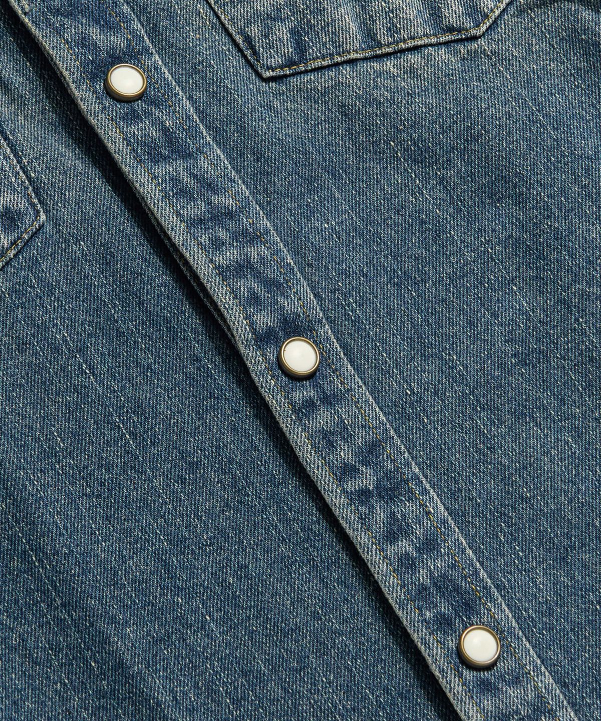 브론슨(BRONSON) 1950s Slub Denim Western Shirt