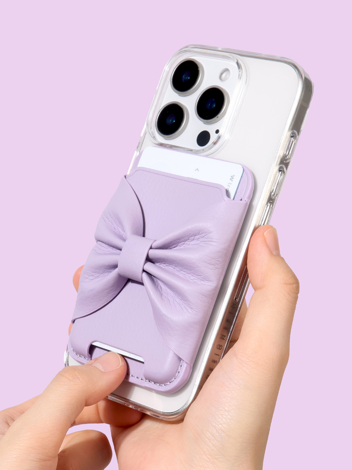 디자인스킨(DESIGNSKIN) 맥세이프 리본 카드 포켓