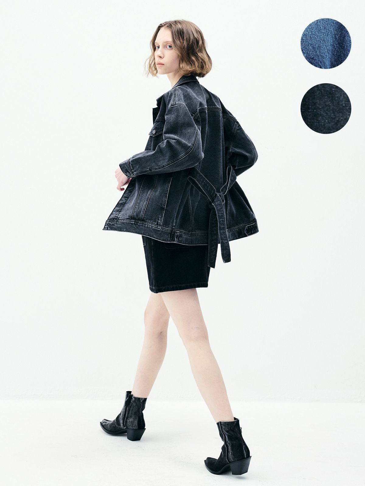 람(RAAM) RAJ5001 릴렉스 박스핏 데님 자켓