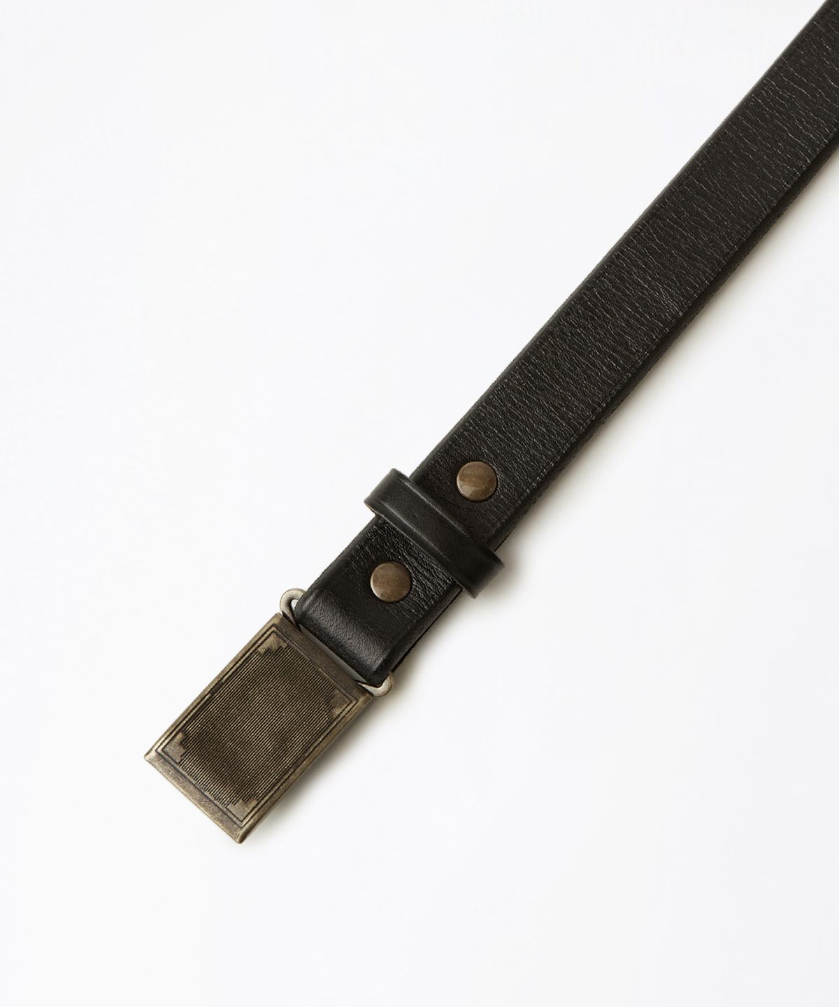 아웃스탠딩(OUTSTANDING) OSTD PLAQUE BELT_GOLD