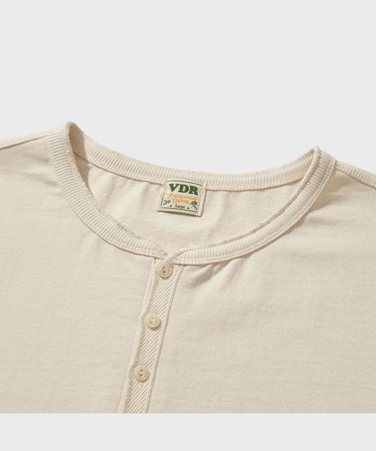 비디알(VDR) HENLY NECK T-SHIRT [Natural]