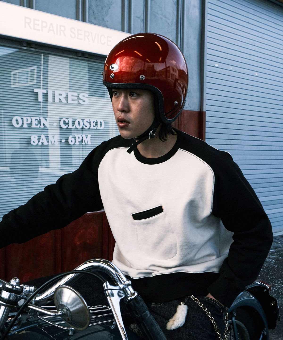 비디알(VDR) DESPATCH RIDERS SWEATSHIRT [Natural Black]