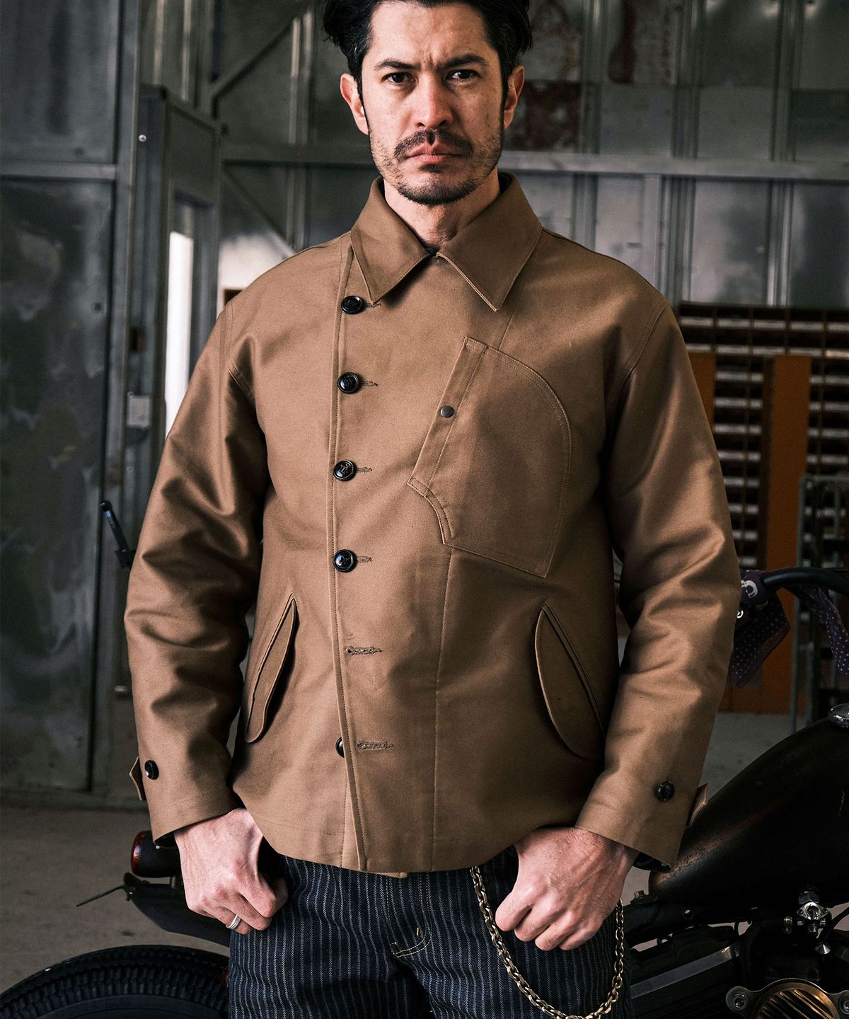 비디알(VDR) MOLESKIN DESPATCH RIDERS JACKET [Sand]