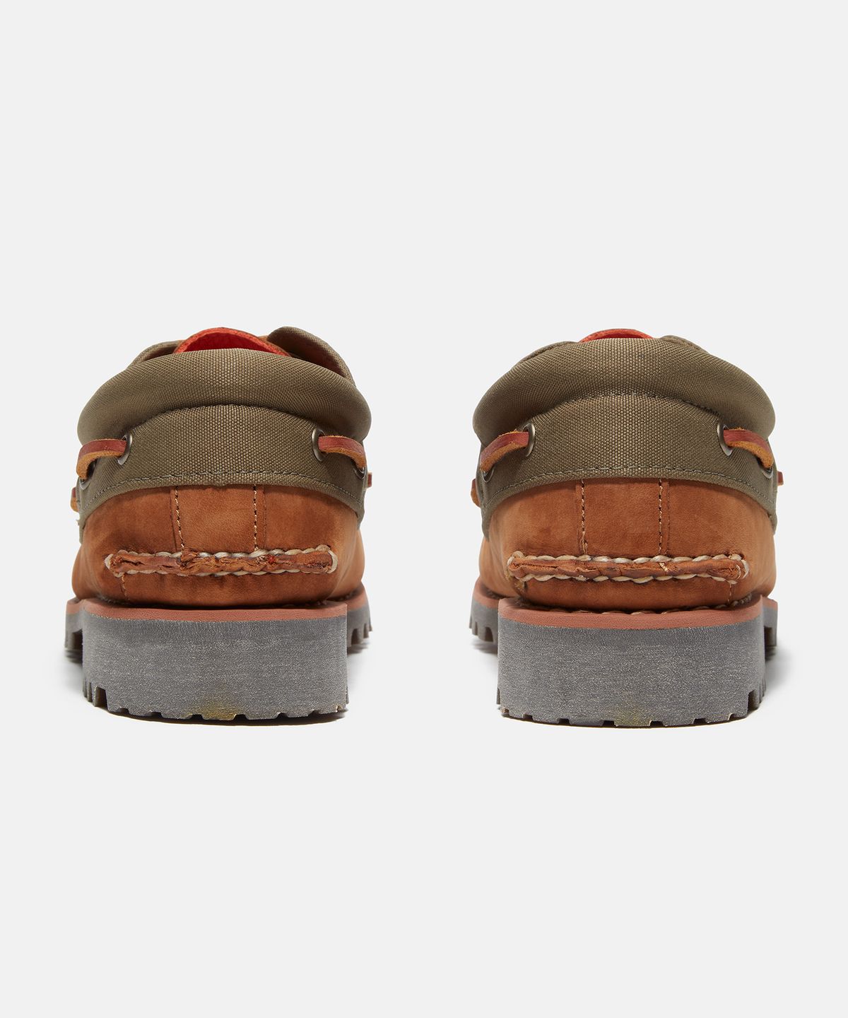 팀버랜드(TIMBERLAND) (남성) 어센틱 보트슈즈 - 미디엄 브라운 누벅 / A6DXW-EM5