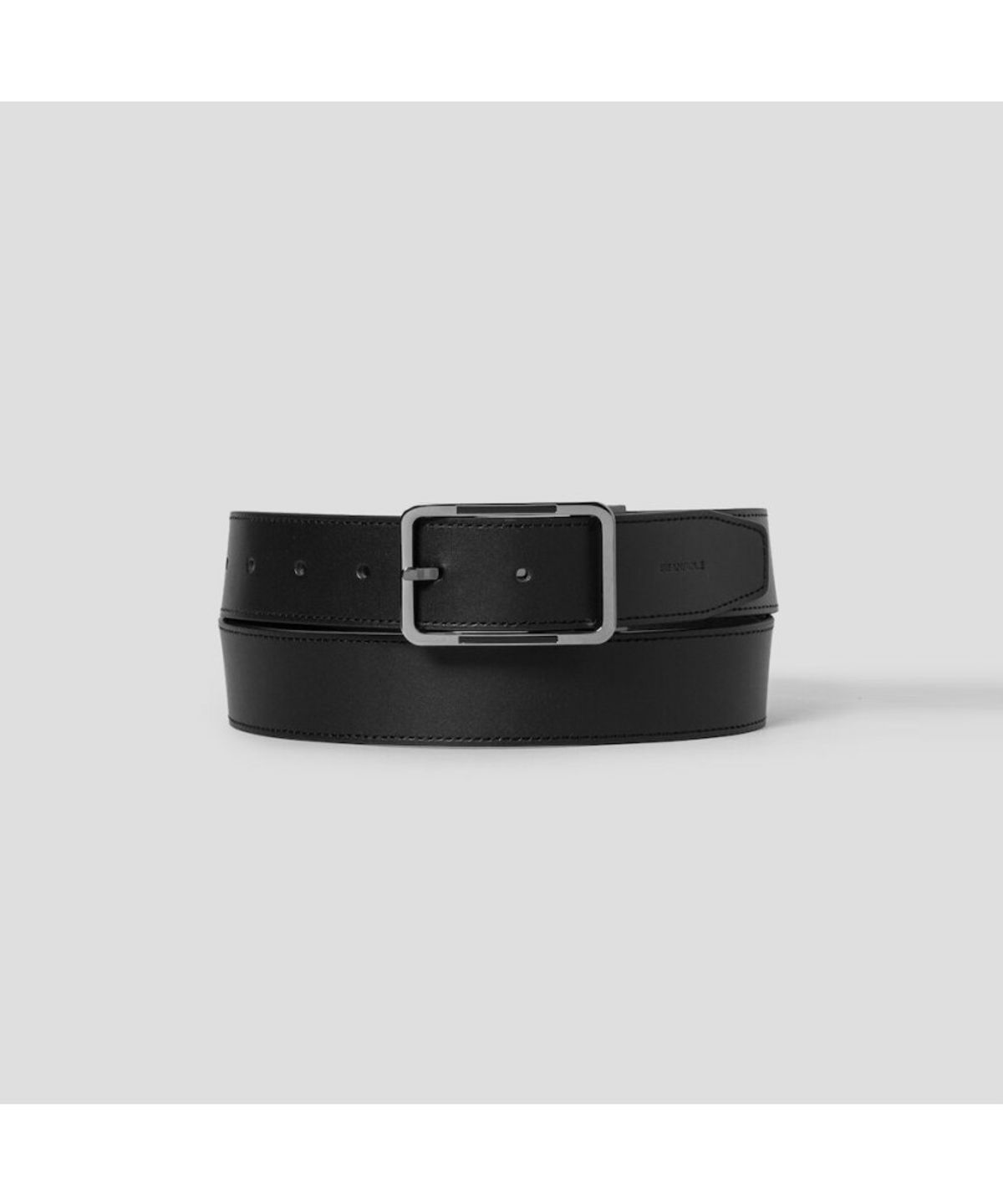 빈폴 액세서리(BEANPOLE ACCESSORY) 부분 엘라스틱 캐주얼 버클 벨트 - 블랙