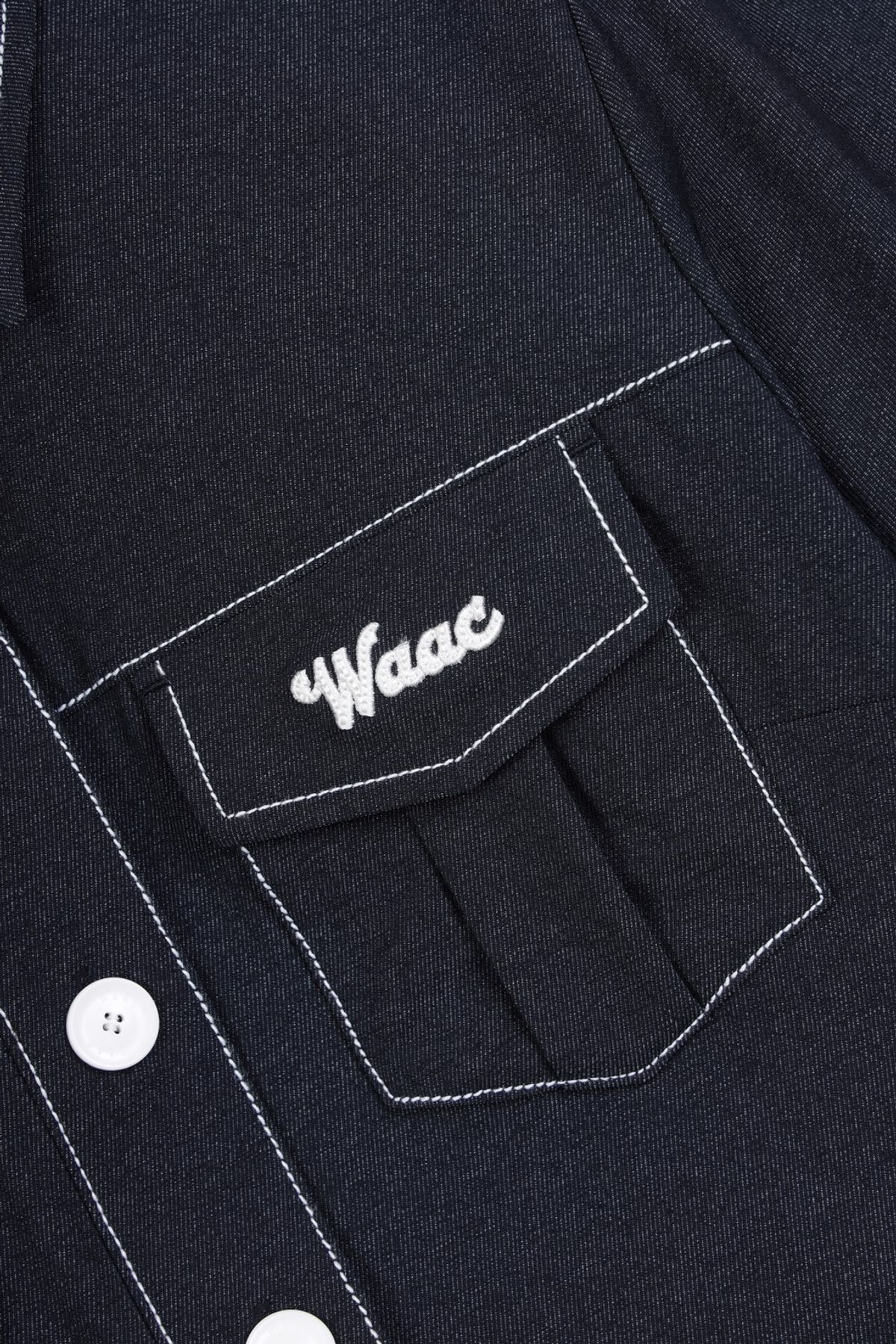 왁(WAAC) Women Denim Print Jersey Dress_WWTBS25110NYX