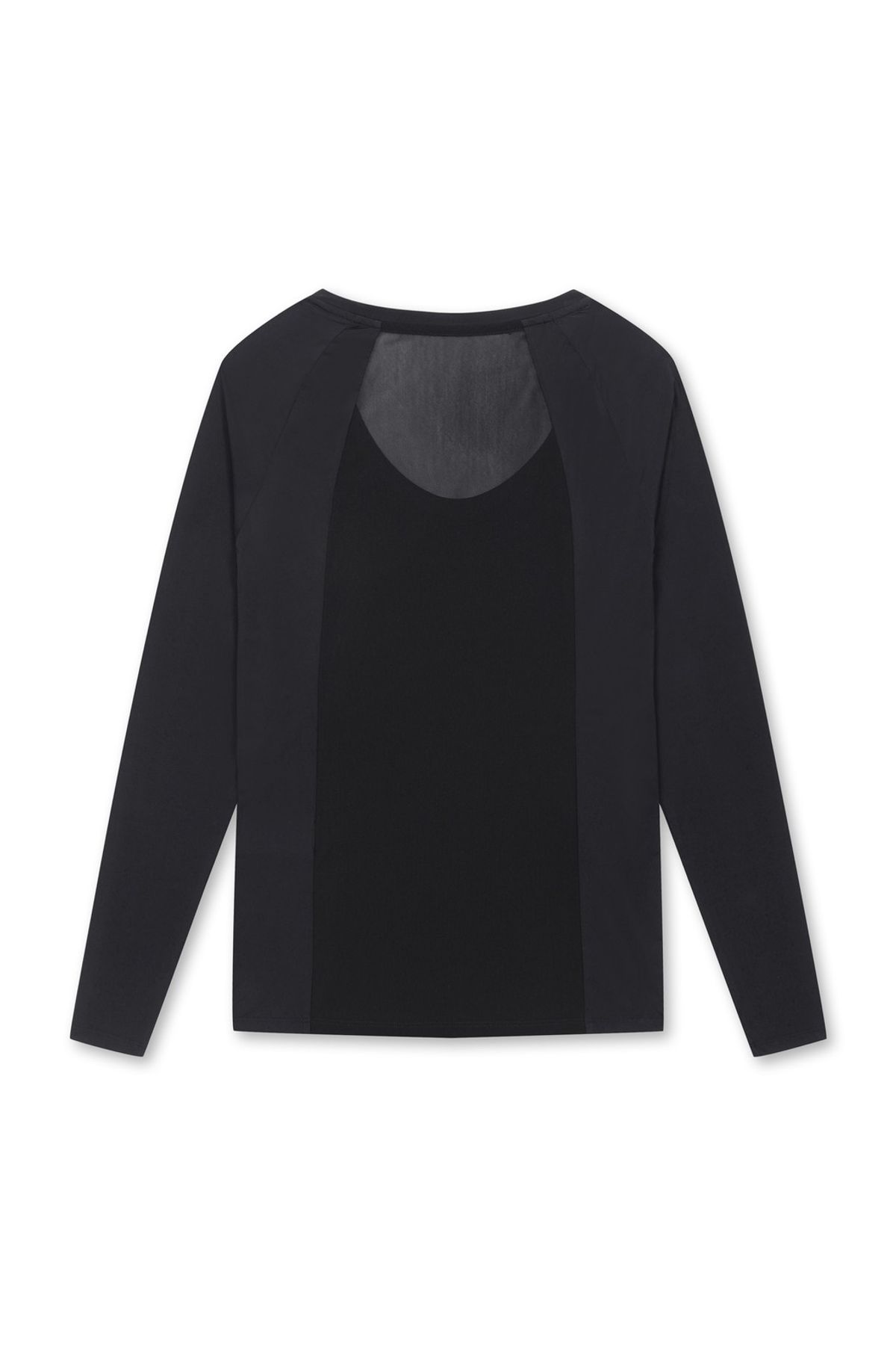 왁(WAAC) Women Sun Shield Silky Base Layer (Crewneck)_WWTBM25203BKX
