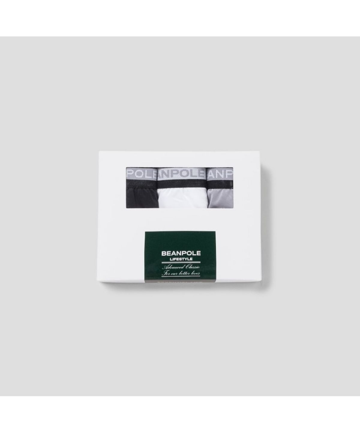 빈폴 액세서리(BEANPOLE ACCESSORY) 남성 골프 폴리 언더웨어 3P SET - 아이보리
