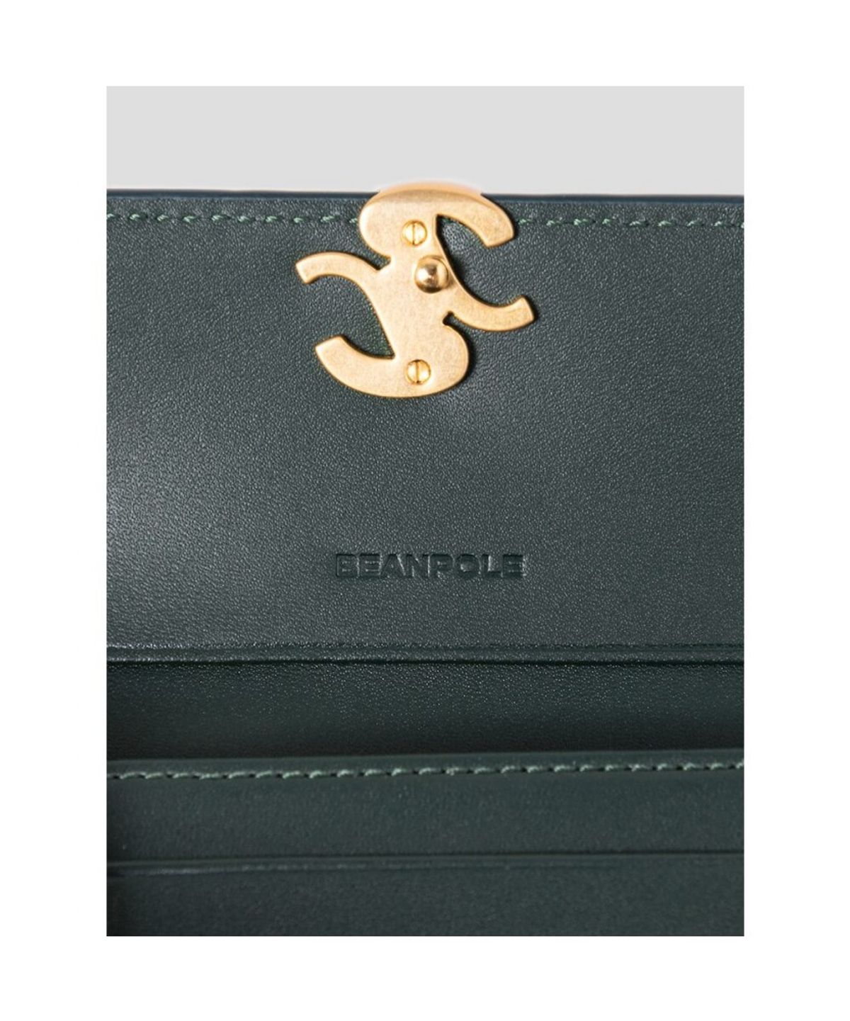 빈폴 액세서리(BEANPOLE ACCESSORY) 제나 심볼 중지갑 - 그린