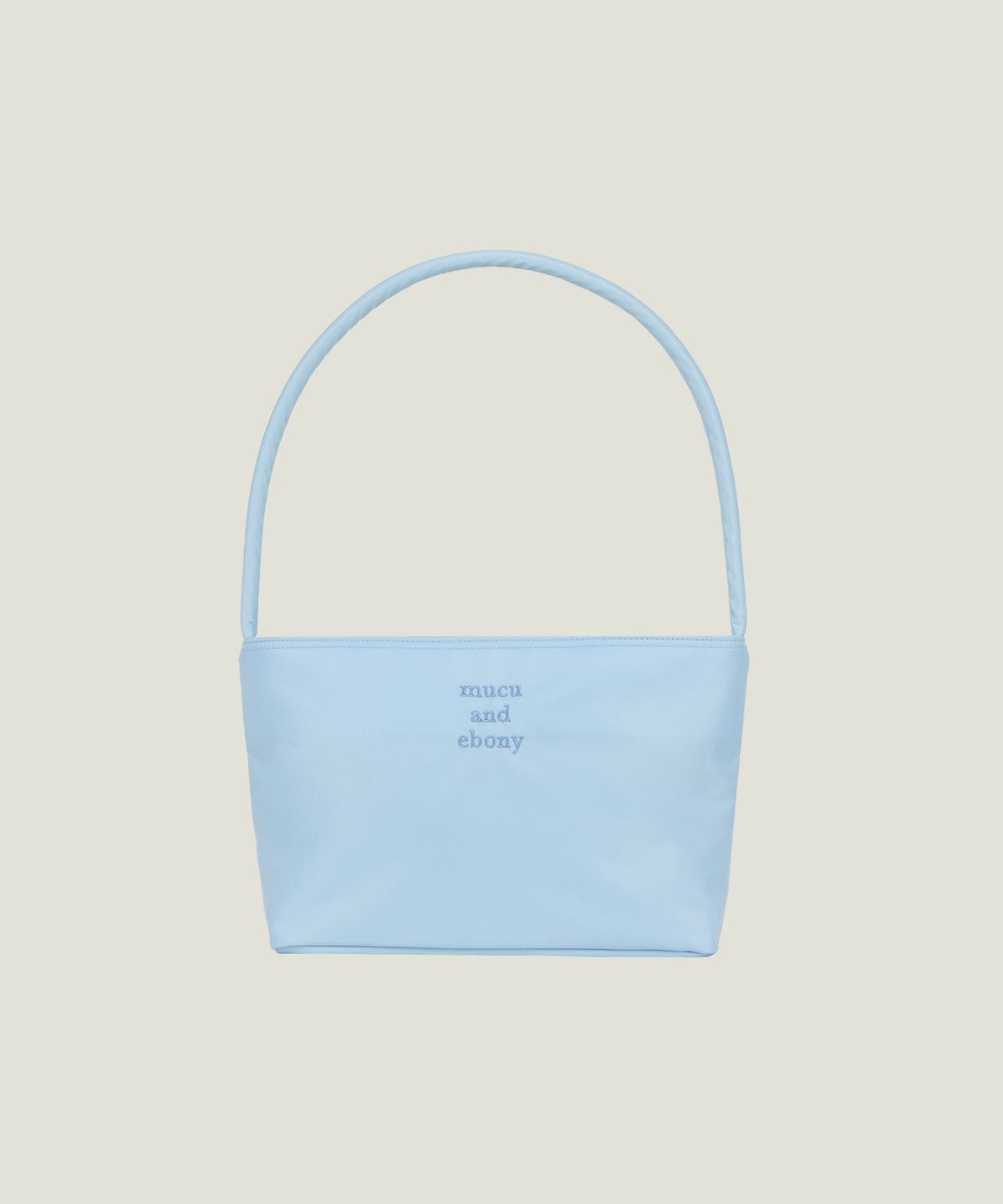 무쿠앤에보니(MUCU AND EBONY) Near Flat Bag _ Light Blue