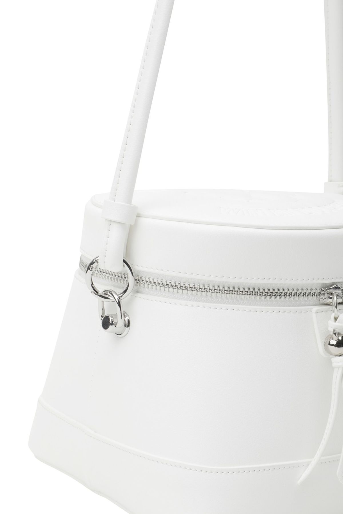 왁(WAAC) Women Round Tote Bag_WGBAX25112WHX