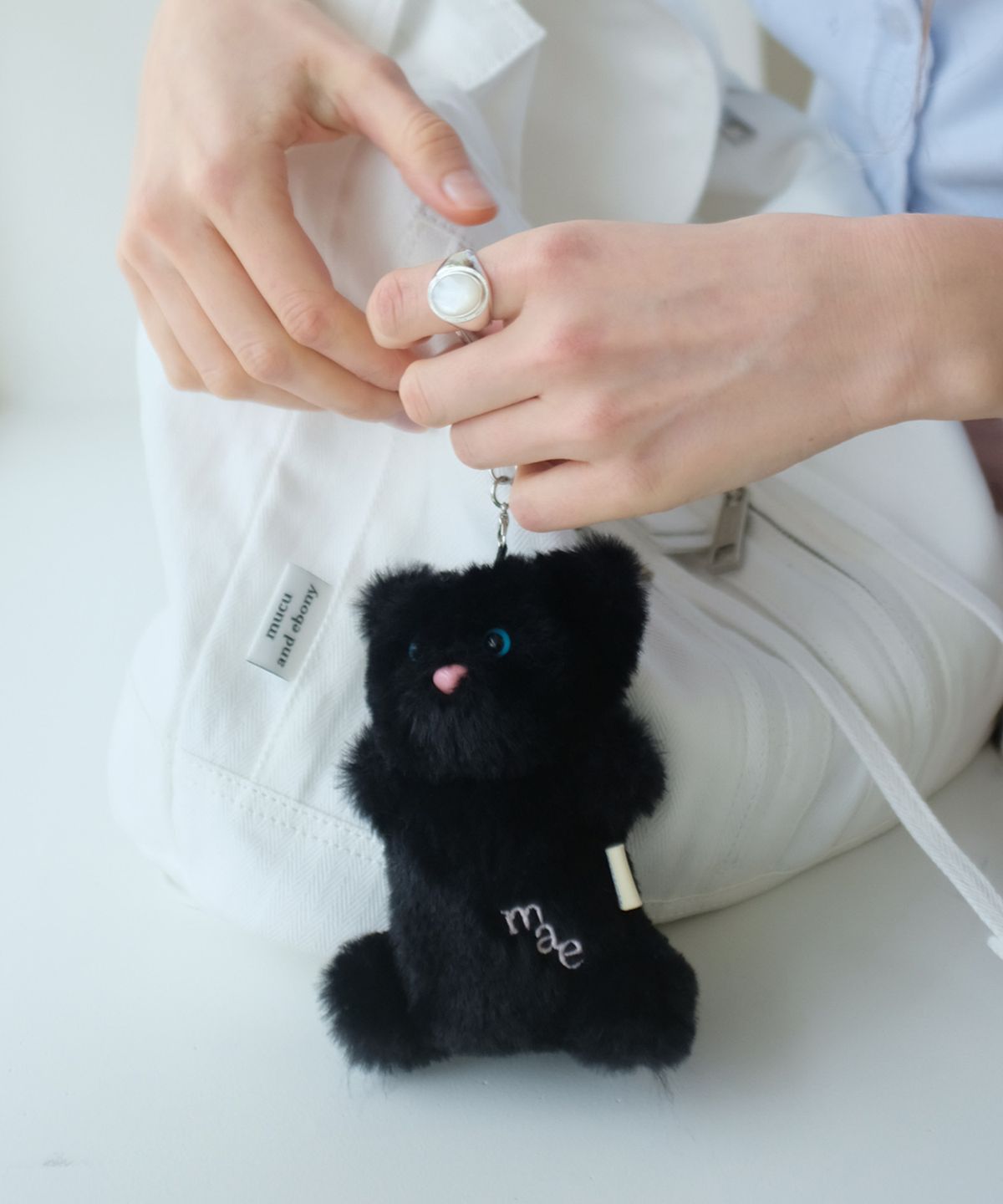 무쿠앤에보니(MUCU AND EBONY) [선물포장] mae Mo & Ry Keyring _ 2color